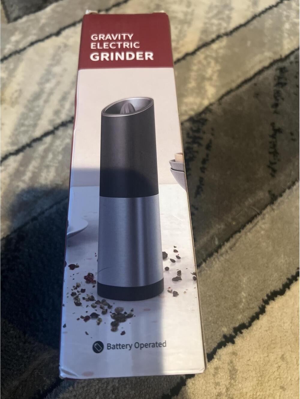 MATA1 Gravity Electric Salt or Pepper Grinder